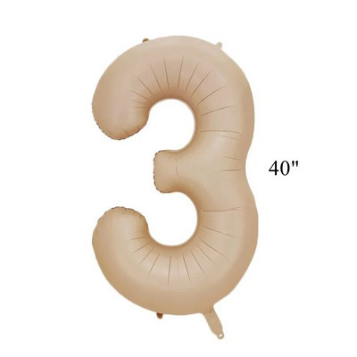 1 rinkinys 16 colių vintažiniai su gimtadienio laiškais balionai Retro smėlio spalvos kavos balionų rinkinys vaikams Suaugusiesiems Su gimtadienio vakarėlio dekoracija