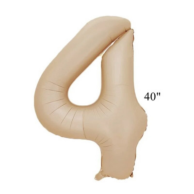 1 rinkinys 16 colių vintažiniai su gimtadienio laiškais balionai Retro smėlio spalvos kavos balionų rinkinys vaikams Suaugusiesiems Su gimtadienio vakarėlio dekoracija