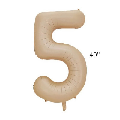 1 rinkinys 16 colių vintažiniai su gimtadienio laiškais balionai Retro smėlio spalvos kavos balionų rinkinys vaikams Suaugusiesiems Su gimtadienio vakarėlio dekoracija