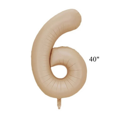 1 rinkinys 16 colių vintažiniai su gimtadienio laiškais balionai Retro smėlio spalvos kavos balionų rinkinys vaikams Suaugusiesiems Su gimtadienio vakarėlio dekoracija