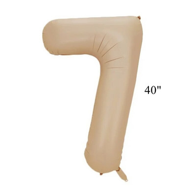 1 rinkinys 16 colių vintažiniai su gimtadienio laiškais balionai Retro smėlio spalvos kavos balionų rinkinys vaikams Suaugusiesiems Su gimtadienio vakarėlio dekoracija