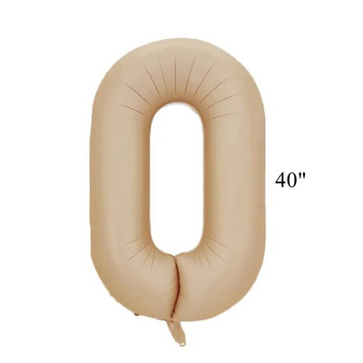 1 rinkinys 16 colių vintažiniai su gimtadienio laiškais balionai Retro smėlio spalvos kavos balionų rinkinys vaikams Suaugusiesiems Su gimtadienio vakarėlio dekoracija