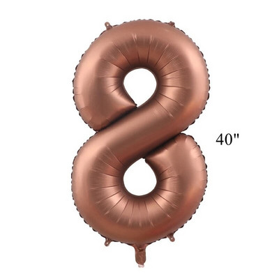 1 rinkinys 16 colių vintažiniai su gimtadienio laiškais balionai Retro smėlio spalvos kavos balionų rinkinys vaikams Suaugusiesiems Su gimtadienio vakarėlio dekoracija