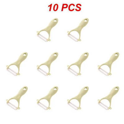 1–10 Vnt Keraminis daržovių skustukas, vaisius ir daržovių skustuvas Virtuvinis bulvių morkų agurkų skustukas Daugiafunkcis buitinis skustukas