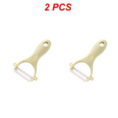 1–10 Vnt Keraminis daržovių skustukas, vaisius ir daržovių skustuvas Virtuvinis bulvių morkų agurkų skustukas Daugiafunkcis buitinis skustukas