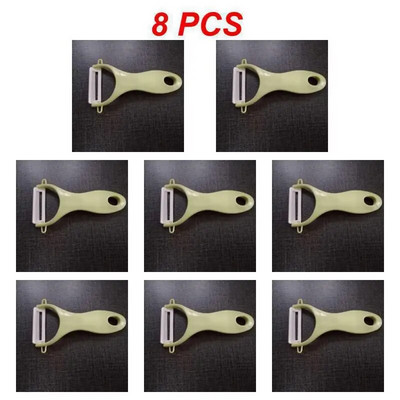 1–10 Vnt Keraminis daržovių skustukas, vaisius ir daržovių skustuvas Virtuvinis bulvių morkų agurkų skustukas Daugiafunkcis buitinis skustukas