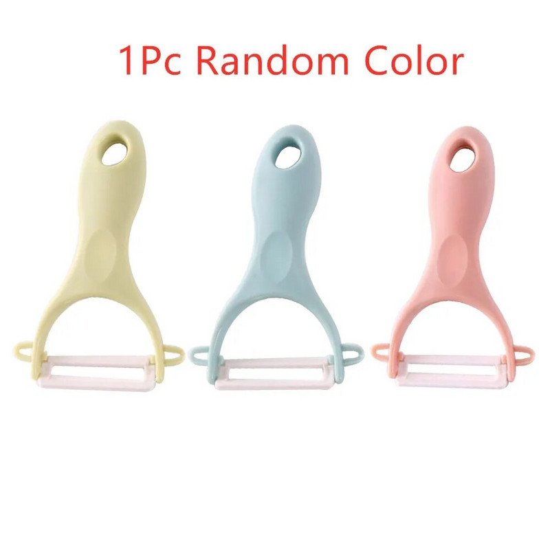 1–10 Vnt Keraminis daržovių skustukas, vaisius ir daržovių skustuvas Virtuvinis bulvių morkų agurkų skustukas Daugiafunkcis buitinis skustukas