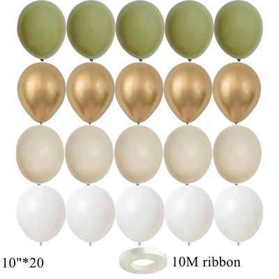 Balon vintage cu număr verde de 32/40 inch cu set de baloane verzi retro pentru decorațiuni pentru petrecerea de la mulți ani aprovizionare pentru baby shower