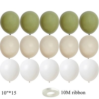 Balon vintage cu număr verde de 32/40 inch cu set de baloane verzi retro pentru decorațiuni pentru petrecerea de la mulți ani aprovizionare pentru baby shower
