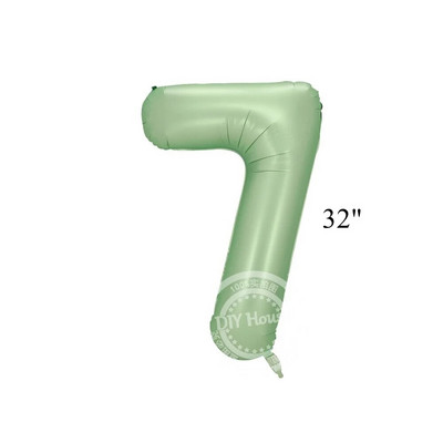 Balon vintage cu număr verde de 32/40 inch cu set de baloane verzi retro pentru decorațiuni pentru petrecerea de la mulți ani aprovizionare pentru baby shower