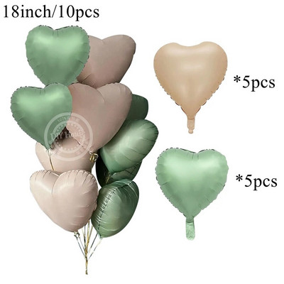 1 rinkinio senovinių balionų rinkinys, žalia karamelė su 40 colių numerio balionu vaikams su gimtadienio vakarėliu papuošti „pasidaryk pats“ vestuvėms