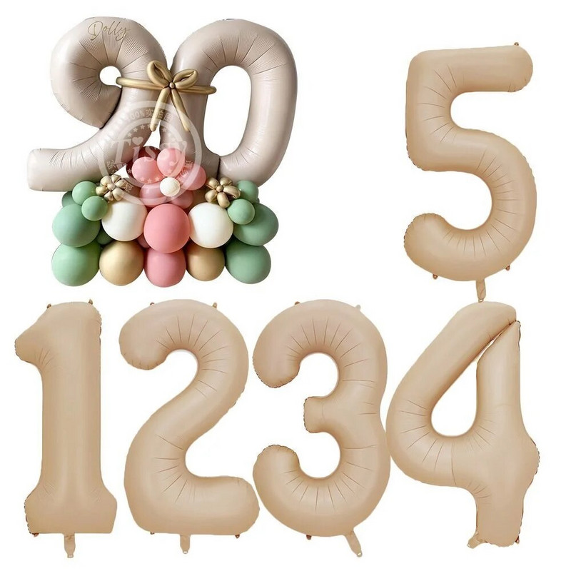 1 rinkinio senovinių balionų rinkinys, žalia karamelė su 40 colių numerio balionu vaikams su gimtadienio vakarėliu papuošti „pasidaryk pats“ vestuvėms