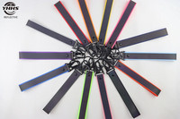 Crni reflektirajući privjesci za ključeve 100% najlonska mreža Visokovidljivi reflektor privjesak za dječje torbe Dodaci za jahanje Sigurnosni proizvod