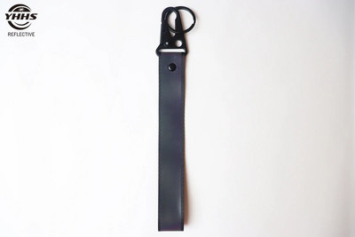 Crni reflektirajući privjesci za ključeve 100% najlonska mreža Visokovidljivi reflektor privjesak za dječje torbe Dodaci za jahanje Sigurnosni proizvod