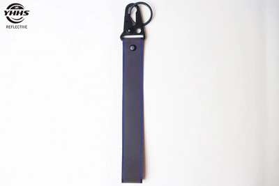 Crni reflektirajući privjesci za ključeve 100% najlonska mreža Visokovidljivi reflektor privjesak za dječje torbe Dodaci za jahanje Sigurnosni proizvod