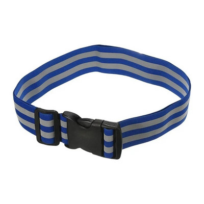 Светлоотразителна лента за бягане Висока видима нощна защитна екипировка за ръка, китка, талия, глезен, регулируем еластичен предпазен светлоотразителен колан