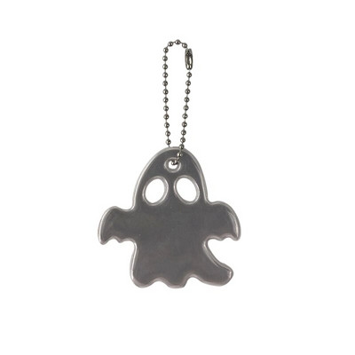 Halloween Ghost peegeldav ripats amulett Aksessuaarid Riidepuu võtmehoidja Hea nähtavusega võtmehoidjad kingitus ORAFOL 600 Light