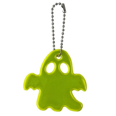 Halloween Ghost peegeldav ripats amulett Aksessuaarid Riidepuu võtmehoidja Hea nähtavusega võtmehoidjad kingitus ORAFOL 600 Light