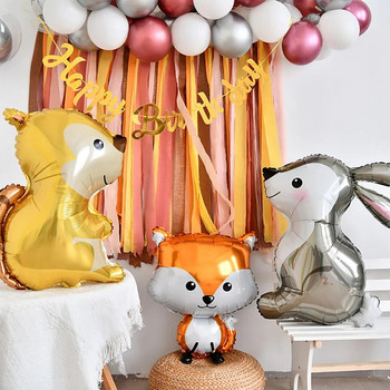 Προμήθειες διακόσμησης μπαλονιών για πάρτι γενεθλίων παιδιών, μπαλόνι, ελάφια με θέμα τα ζώα