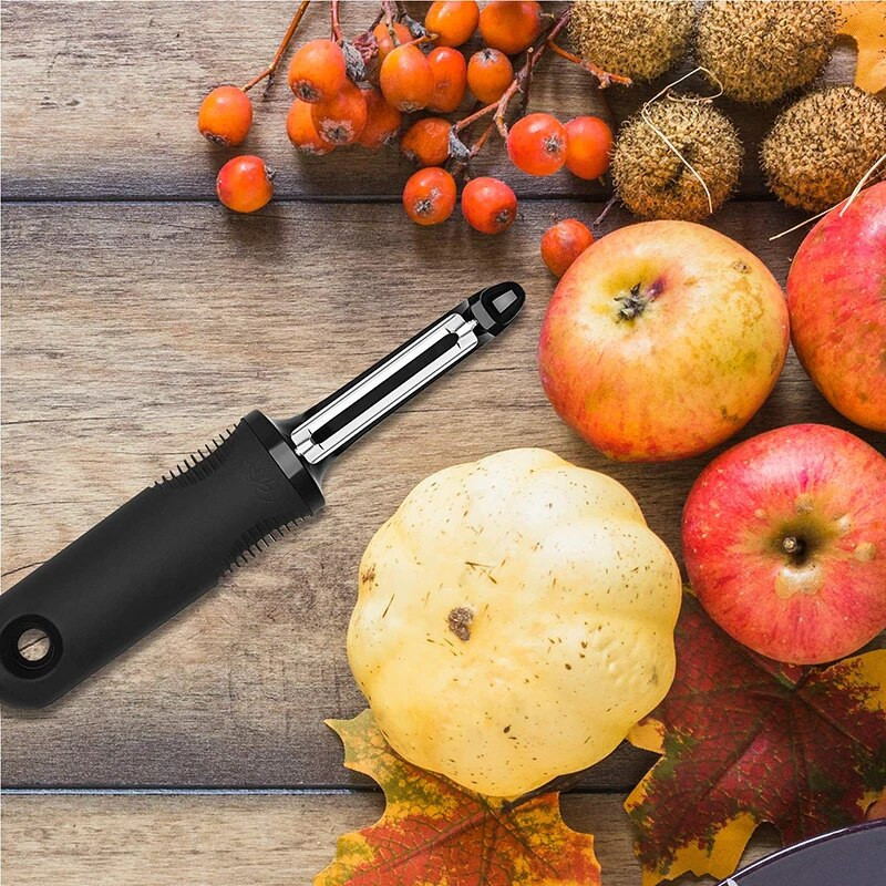 Cuțit de curățat cartofi, legume, cartofi, fructe, cuțit, perfect pentru curățarea legumelor, fructe (mâner anti-alunecare) aderență bună