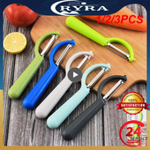 1/2/3 DB rozsdamentes acél hámozó kés gyümölcs zöldség burgonya hámozó kés szilikon nyelű háztartási többfunkciós hámozó