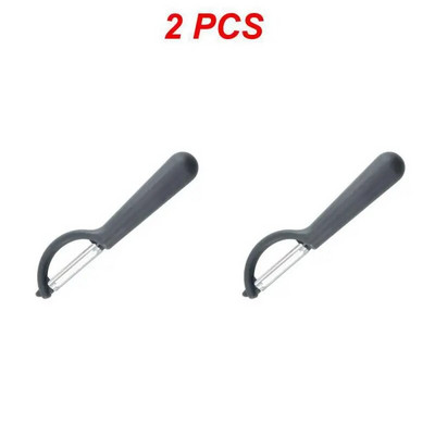 1/2/3 DB rozsdamentes acél hámozó kés gyümölcs zöldség burgonya hámozó kés szilikon nyelű háztartási többfunkciós hámozó