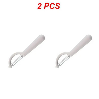 1/2/3 DB rozsdamentes acél hámozó kés gyümölcs zöldség burgonya hámozó kés szilikon nyelű háztartási többfunkciós hámozó