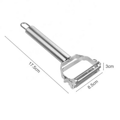 Nerūdijančio plieno skustukas vaisiams daržovėms melionams bulvėms morkoms agurkams daugiafunkciniam trintuvui Julienne skustukas griežinėlis Buitinis įrankis