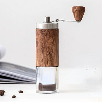 Rokas pārnēsājamas kafijas dzirnaviņas kafijas dzirnaviņas nerūsējošā tērauda rokas dzirnaviņas kafijas automāts maza mājsaimniecība