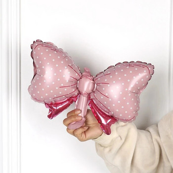 6 бр. Disney Minnie Bow балон папийонка розов балон мини балон лък сватба булка душ момиче подарък балон декорация