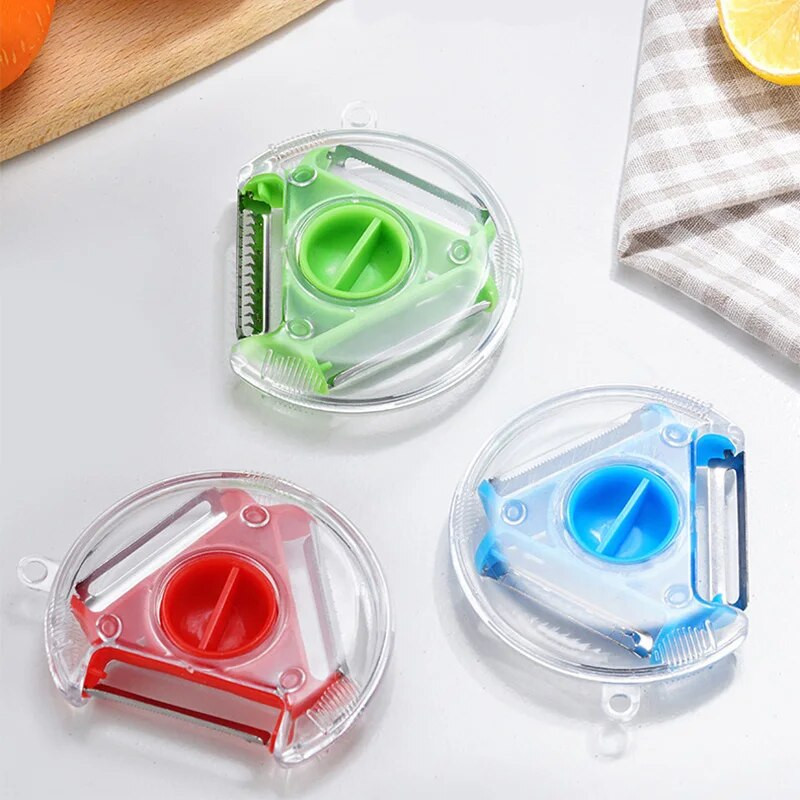 Магически комплект белачки 3 в 1 Резачка Белачка от неръждаема стомана Шредер Джулиен Резачка Ренде с остриета с множество кори Кухненски инструмент Домашни джаджи