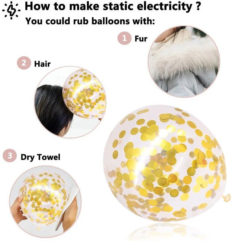 5/10/20db Arany konfetti latex léggömbök csillogó átlátszó hélium léggömb esküvői babazuhany születésnapi parti díszek