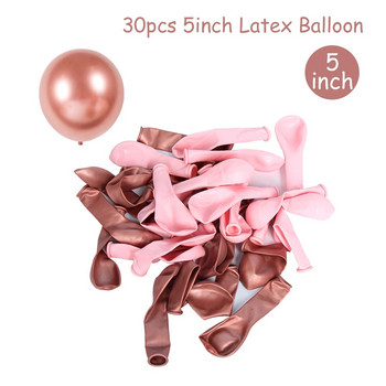 30 τεμ. 5 ιντσών Μπαλόνι λάτεξ Macaron Διακόσμηση Γαμήλιο πάρτι γενεθλίων Παιδικό μπαλόνι 1ου γενεθλίων Helium Globos Baby Shower Balloon