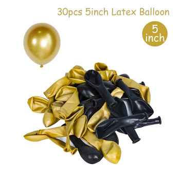30 бр. 5 инча макарон латекс балон сватба рожден ден парти украса детски 1-ви рожден ден балон хелий глобос бебе душ балон