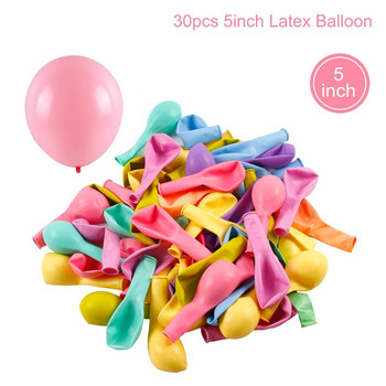 30 τεμ. 5 ιντσών Μπαλόνι λάτεξ Macaron Διακόσμηση Γαμήλιο πάρτι γενεθλίων Παιδικό μπαλόνι 1ου γενεθλίων Helium Globos Baby Shower Balloon