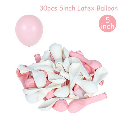 30 τεμ. 5 ιντσών Μπαλόνι λάτεξ Macaron Διακόσμηση Γαμήλιο πάρτι γενεθλίων Παιδικό μπαλόνι 1ου γενεθλίων Helium Globos Baby Shower Balloon