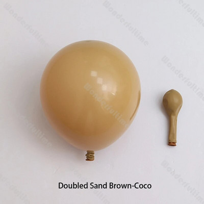 5/10/12/18 инча удвоени балони декорация двойно руж голо прашно розово розово злато балон гирлянд арка комплект Направи си сам Baby Shower декор