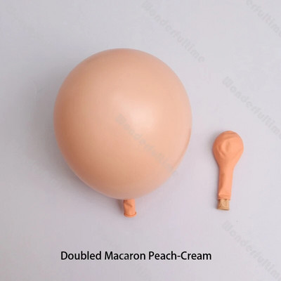 5/10/12/18 инча удвоени балони декорация двойно руж голо прашно розово розово злато балон гирлянд арка комплект Направи си сам Baby Shower декор