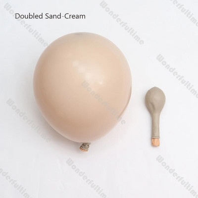 5/10/12/18 инча удвоени балони декорация двойно руж голо прашно розово розово злато балон гирлянд арка комплект Направи си сам Baby Shower декор