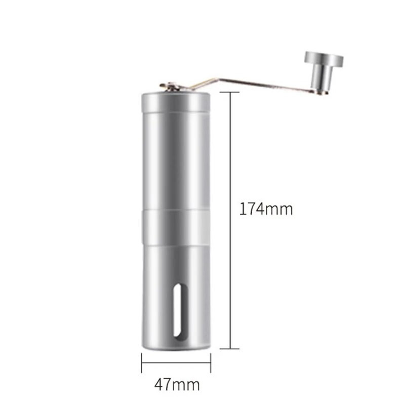 Ručni mlin za kavu Prijenosni aparat za kavu Mlin za kavu od nehrđajućeg čelika Ručni mlin za kavu Kuhinjski alat