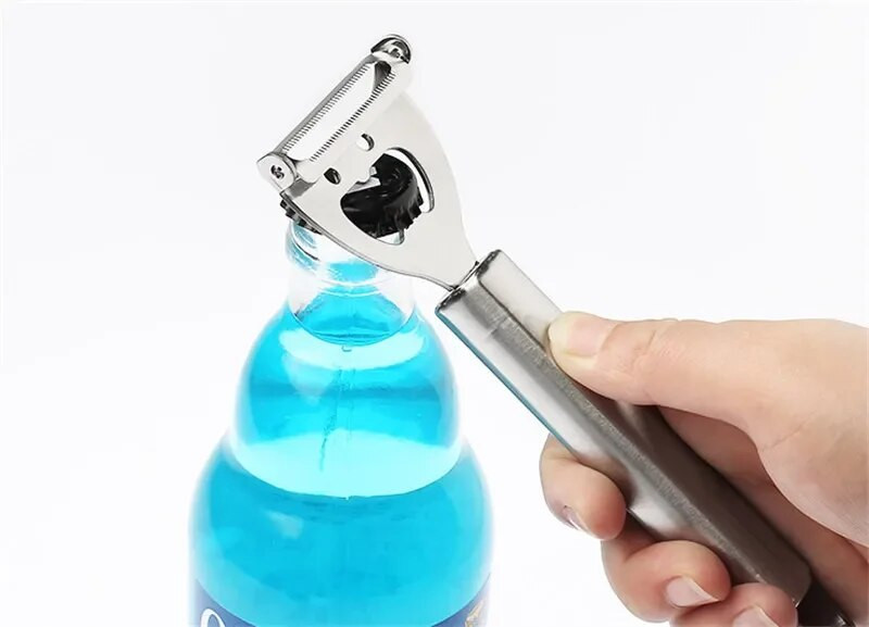 nerūdijančio plieno vaisių lupimo peilis obuolių obliavimo staklės bulvių skustukas virtuvės įrankiai daržovės melionų grandymo plokštumos butelių atidarytuvas