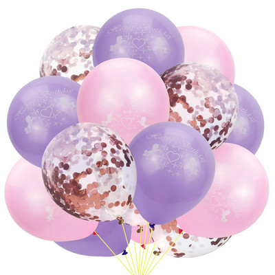 1 set de baloane tematice pentru petrecere cu unicorn Baloane din folie de nor pentru fete de 1 an Decoratiuni pentru petrecerea de aniversare cu unicorn Mingi pentru baby shower