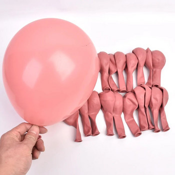 Κρεμ καφέ λευκή άμμο μπαλόνια ροζ ματ μπεζ μπαλόνι καμάρα γάμου νυφικό ντους Διακόσμηση πάρτι γενεθλίων μωρού Μπαλόνι αέρα ηλίου
