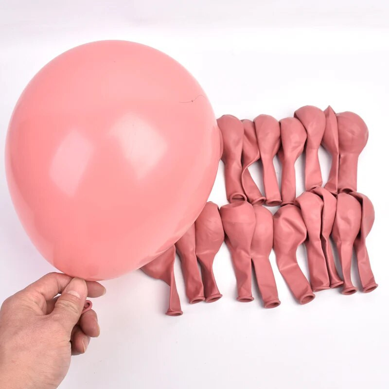 Krem smeđe, bijeli baloni od pijeska, ružičasti mat bež balon s lukom Vjenčanje, svadbeni tuš Dekoracija dječjeg rođendana, zračni balon s helijem