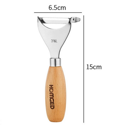 Белачка за зеленчуци от неръждаема стомана 316 Мешници за царевица Плодове Кухненски робот Резачка Резачка Ножове за белене Кухненски инструменти Джаджа