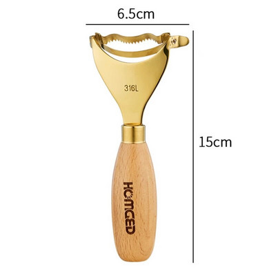 Белачка за зеленчуци от неръждаема стомана 316 Мешници за царевица Плодове Кухненски робот Резачка Резачка Ножове за белене Кухненски инструменти Джаджа