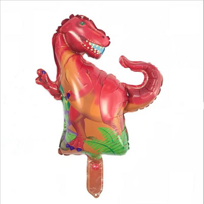1 vnt 4D vaikščiojantis dinozaurų folija balionas berniukas gyvūnas vaikams dinozaurų gimtadienio miško vakarėlio puošmena