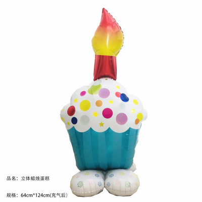 Új álló lótorta Hold alumínium fólia léggömb születésnapi parti dekorációs bolt nyitó esküvői rendezvény