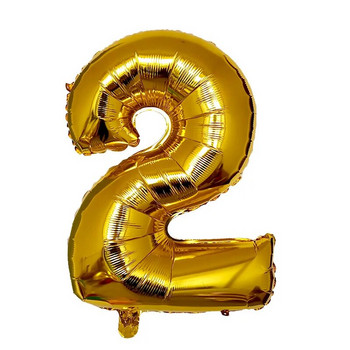 Χρυσός Αριθμός Μπαλόνια 16 32 40 ιντσών Αλουμινόχαρτο Μπαλόνι Ζούγκλα Σαφάρι Γενέθλια Διακόσμηση πάρτι προμήθειες 0 1 2 3 4 5 6 7 8 9 globos Ball