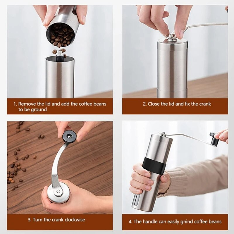 Ručni mlin za kavu Prijenosni ručni visokokvalitetni ručni aparat za mljevenje kave